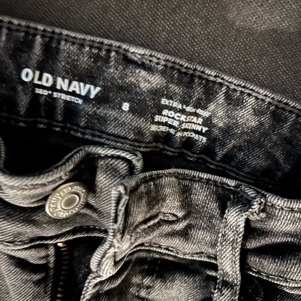 Old navy extra high rise, rockstar, super skinny